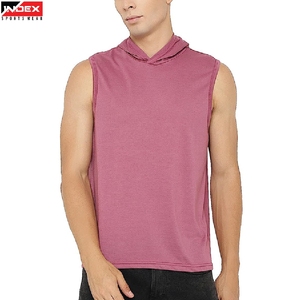 Hoodie sans manches unique pour homme, vêtements de sport, veste légère pour la gym, entraînement, sports et tenue décontractée - Product Image 1