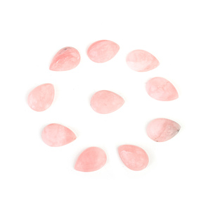 2026 Newly Wholesale Top Selling Pink Quartz Opal Gemstone Loose Cabochon In Pear Shape For Jewelry Making From Indian Suppliers - Product Image 6