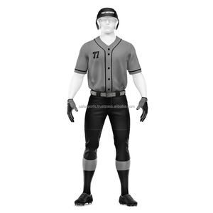 SAFASPORTS Conjunto de Uniforme de Béisbol para Hombre, Número 77, Manga Corta, Transpirable, Poliéster, Corte Regular, para Todas las Temporadas - Product Image 6