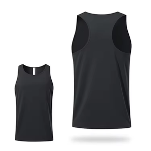 Wholesale Custom Slim Fit <b>Running</b> <b>Singlet</b> Muscle Athletic Shirts Sleeveless Fitness Wear Workout Men Gym Tank Top for Men - Product Image 5