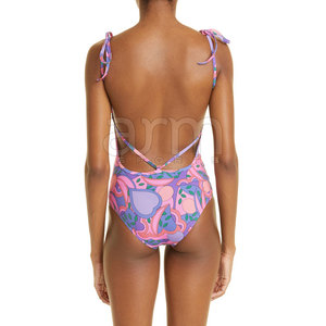 Traje de Baño de una Pieza, Color Sólido, Talla Personalizada, Trajes de Baño para Mujer en Estilo y Diseño Únicos - Product Image 5