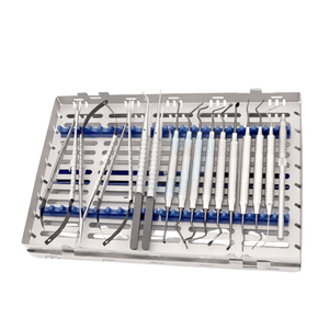 Kit de chirurgie mucogingivale dentaire, ensemble d'instruments chirurgicaux parodontaux de 15 pièces, acier inoxydable, instruments manuels certifiés CE - Product Image 2