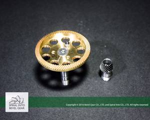 Taiwan Gear Manufacturer's Customized Right-Hand Direction Spiral Bevel Gear Steel Material for <b>Brush</b> <b>Cutters</b> Spiral Brand - Product Image 2