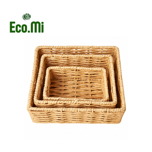 Panier artisanal de haute qualité pour la vente en gros - Prix d'usine - Boîte cadeau 100% tissée à la main en fibre de papier kraft du Vietnam - Product Image 4