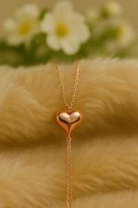 New Arrival <b>Solid</b> 925 Sterling <b>Silver</b> 18K Gold Plated 10mm Puffy Heart Chain <b>Bracelet</b> For Women Delight Luxury Jewelry Supply - Product Image 3