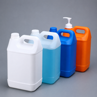 Bidon en plastique HDPE de haute qualité de 5 L pour l'emballage d'alcool, de produits chimiques et d'huile, baril à vin personnalisé, réservoir de stockage d'eau