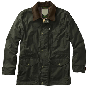 SUQAINA FASHION GARMENTS Men's Winter Breathable Canvas Front Casual Jacket Turn-down Collar <b>Covered</b> <b>Button</b> Closure Waterproof - Product Image 3