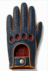 Guantes de Conducción de Cuero Personalizados Unisex con Pantalla Táctil, Largos hasta la Muñeca, Transpirables, Antideslizantes, de Cuero Genuino, para Ciclismo y Conducción al Aire Libre - Product Image 2