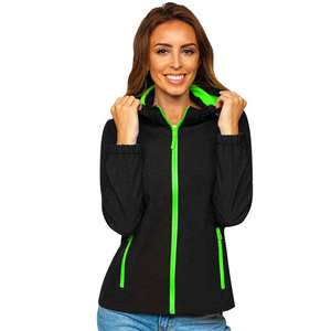Veste softshell pour femme, fabrication sur mesure, en polaire, avec capuche, fermeture éclair intégrale, légère, pour la chasse - Product Image 4