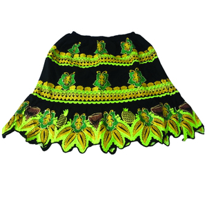 Polyester Floral Embroidered Printed <b>Skirt</b> for Women OEM Cotton Hawaiian Islander <b>Skirts</b> Guam Micronesia Design <b>Patchwork</b> <b>Skirts</b> - Product Image 2