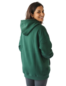 Sudadera con capucha para maternidad y lactancia para mujer, 100% algodón, forro polar, para embarazo y lactancia. - Product Image 5