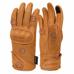 Gants de moto en cuir véritable de haute qualité, respirants et légers, pour la conduite en ville, les voyages et les sports. - Product Image 5