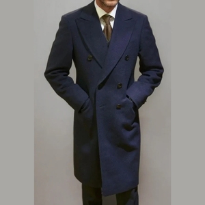 Nouveau Manteau Trench Imprimé Double Boutonnage Style Hepburn Noir de Qualité Supérieure 2026 pour Femme, Veste Coupe-Vent Longue Unisexe - Product Image 2