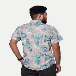 Camisas de lino ajustadas de diseñador para hombre al por mayor camisas vaqueras informales de manga larga de algodón 100% mandarín camisas antibolitas sostenibles - Product Image 3