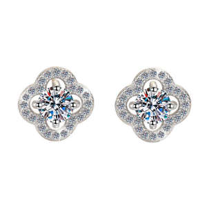 Hot Selling Women's Diamond <b>Stud</b> <b>Earrings</b> 925 <b>Silver</b> Lab Grown Diamond <b>Earrings</b> New Fashion Simple <b>Earrings</b> for Women - Product Image 3