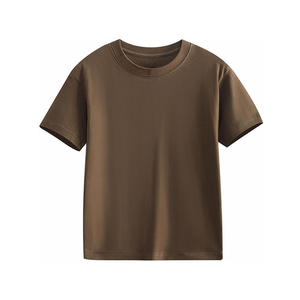 100% Polyester <b>Kids</b> <b>T</b>-<b>Shirt</b> <b>White</b> Casual Style Sublimation Printing <b>Plain</b> Blank <b>T</b>-<b>Shirt</b> For Boys And Baby <b>Kids</b> - Product Image 1