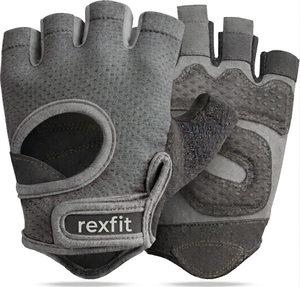 Professional <b>Weight</b> Lifting <b>Gloves</b> Half Finger Fitness Workout <b>Gloves</b> Supplier Breathable Mesh Microfiber Non-slip Silicone - Product Image 6