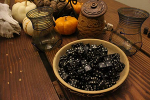 Jeu de dés rayés en corne de buffle naturelle, écologique, fait main pour les jeux de rôle, D&D, jeux de société – Cadeau polyédrique haut de gamme pour les joueurs - Product Image 2