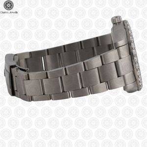 Montre Tonneau pour femme Charm Jewellis en acier inoxydable incrustée de diamants, 36 mm, quartz, fermoir pliant, élégante, de luxe, analogique - Product Image 3