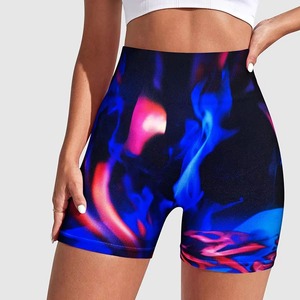 Shorts de Yoga Personalizados al por Mayor con Logotipo Personalizado para Mujer, Cintura Alta, Color Sólido Peach Lift, Shorts Deportivos para Gimnasio y Running - Product Image 1