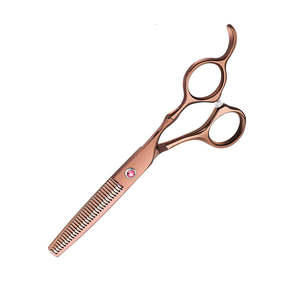 Ciseaux à effiler professionnels pour barbier - Outils de coupe de cheveux en acier inoxydable, tranchants et durables, pour usage en salon - Product Image 4