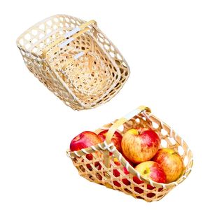 Artisan Straw BAMBOO <b>GIFT</b> <b>BASKET</b> Durable, Elegant, and <b>Gift</b>, Storage & Home Decor Export Quality - Product Image 1