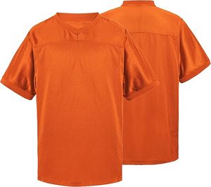 Maillot de sport violet en polyester léger à manches courtes et col en V, fermeture à enfiler - Product Image 5