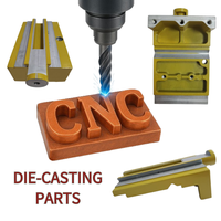 Base de glissière de tour de précision usinée CNC en acier inoxydable OEM Taïwan, bloc de guidage pour équipement d'automatisation industrielle, moulage sous pression