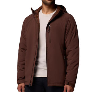 Wholesale Waterproof Hooded Softshell Jacket <b>Men</b> Outdoor Windproof <b>Thermal</b> Winter Workwear Custom OEM ODM Apparel - Product Image 1