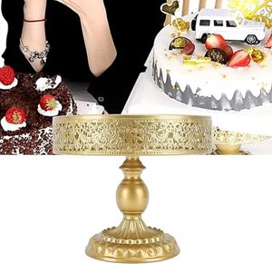 Support à gâteau élégant en acier inoxydable pour la présentation de desserts, support de service élégant et écologique personnalisable pour mariage - Product Image 1