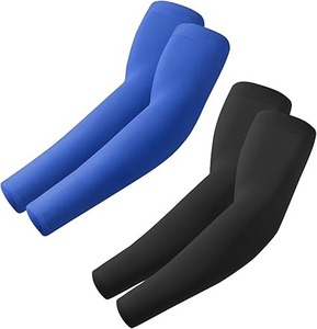 Manchons de compression unisexes pour le sport, protection UV, tissu respirant et élastique, équipement de course à pied, cyclisme et fitness en extérieur - Product Image 6