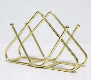 Brass Made Multifunctional Eco-Friendly 2-Slot Asian Zen Style Napkin <b>Holder</b> <b>Tissue</b> Stand Free Standing <b>Kitchen</b> Home Table Top - Product Image 4