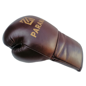 Oxsangre-guantes de boxeo profesionales de cuero de vaca, guantes de boxeo de lujo con cordones, para entrenamiento - Product Image 3