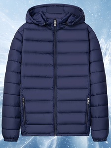 Everyday Hooded Puffer Jacket with Warm Lightweight Padding for Seasonal Outdoor Comfort - Product Image 5