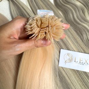Vente en gros usine – Cheveux humains vietnamiens colorés à pointe plate – 100 % cheveux bruts, cuticules alignées, lisses, ondulation naturelle - Product Image 3