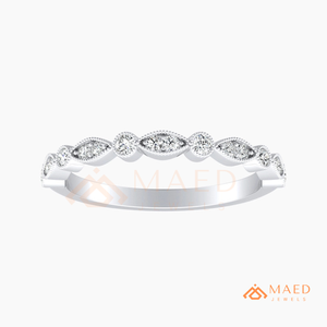 925 <b>Sterling</b> <b>Silver</b> Marquise Moissanite <b>Ring</b> Lab Grown Diamond Wedding Band Fine Jewelry <b>Eternity</b> <b>Ring</b> Women - Product Image 5