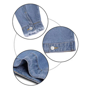 Chaqueta de mezclilla a medida con tela de calidad y costuras impecables para un uso diario cómodo y para viajes. - Product Image 6