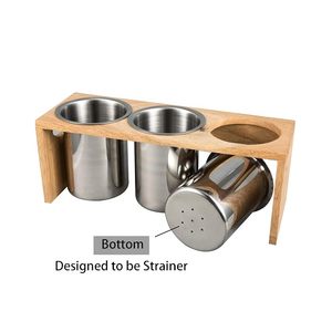 Support à Couverts en Bois sur Pied – Organisateur Moderne et Écologique pour Baguettes, Fourchettes et Cuillères – Multifonctionnel - Product Image 4