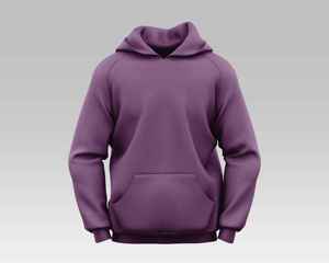 Sweat-shirt épais surdimensionné uni avec logo personnalisé, style streetwear, à capuche - Product Image 2
