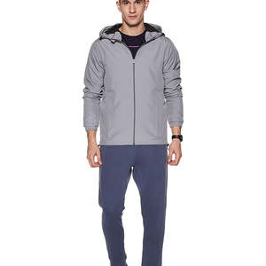 เสื้อแจ็คเก็ตกันลมแบบมีฮู้ดสำหรับผู้ชาย คุณภาพสูง ซิปเต็มตัว ผ้าฝ้าย 100% กันน้ำ ระบายอากาศได้ดี น้ำหนักเบา ทนลม - Product Image 1
