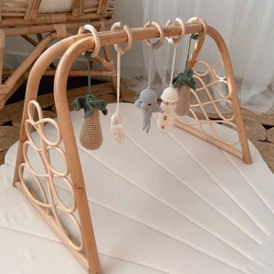 Juego de Juguetes Colgantes de Mimbre para Bebés, Hechos a Mano, con Animales de Peluche, para la Habitación del Bebé y Estimulación Visual, Vgreenart - Product Image 2