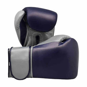 Gants de boxe en cuir de haute qualité, 14 oz, antidérapants, professionnels, à lacets, avec logo personnalisé pour utilisation en salle de sport - Product Image 4