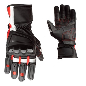 Gants de moto unisexes haute performance avec rembourrage robuste, design antidérapant coupe-vent et ajustement confortable, protection intégrée. - Product Image 1