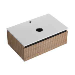30 Wall-Mounted <b>Bathroom</b> <b>Vanities</b> with 1 Soft-Close Drawer Excluding Sink - Product Image 1