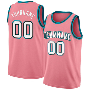 Maillot de basket-ball personnalisé de haute qualité à col rond respirant en tissu mesh 100% polyester, service OEM, maillot de basket-ball sans manches - Product Image 1