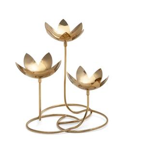 Decoración de Interiores, Portavelas Moderno de Diseño, Portavelas de Metal Premium con Recubrimiento de Polvo Negro a Precio de Mayoreo - Product Image 3