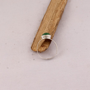 925 Sterling <b>Silver</b> Classic Party Green Emerald Quartz Oval Cabochon Gemstone Wide Band <b>Ring</b> for <b>Men</b> Women Wholesale Jewelry - Product Image 2