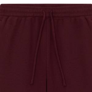 Pantalones Deportivos de Punto Color Borgoña, Pantalones Casuales con Cintura Elástica, Ropa de Estar por Casa, Pantalones de Punto Suaves, Corte Holgado para Hombre y Mujer - Product Image 3