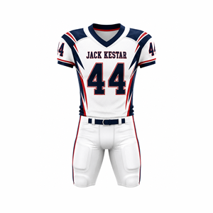 Uniformes de football américain personnalisés pour équipes – Maillots et pantalons sublimés haut de gamme, tissu respirant, vêtements de performance d'élite - Product Image 1