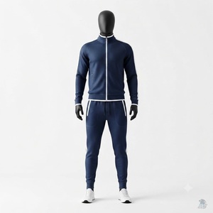 Conjunto Deportivo Ligero para Hombre con Cierre Frontal, Ropa Cómoda para Ejercicio, Ropa Deportiva Informal para Correr - Product Image 2